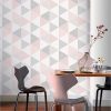 buy scandi triangle wallpaper pink 5f40b612e164b