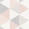 buy scandi triangle wallpaper pink 5f40b615f0cc8