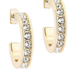 buy seannia crystal hoop earrings gold crystal 5f47e16b4b336