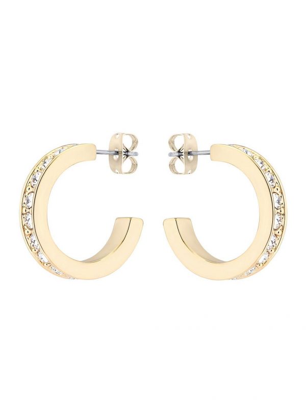 buy seannia crystal hoop earrings gold crystal 5f47e16cce705