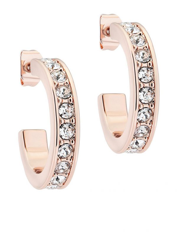 buy seannia crystal hoop earrings rose gold crystal 5f3d55d3a4c27