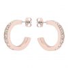 buy seannia crystal hoop earrings rose gold crystal 5f3d55d4dd6dc