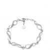 buy silver cubic zirconia infinity bracelet 5f47b3af01037