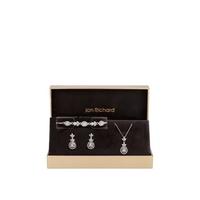 buy silver plated crystal leaf pear trio set gift boxed 5f298c8961d49
