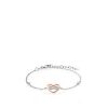 buy silver rose gold plated cubic zirconia infinity heart bracelet 5f2d55c230ba8