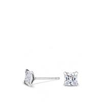 buy simply silver 5mm princess cut cubic zirconia studs earrings 5f2c0552cb162