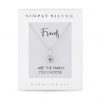 buy simply silver cubic zirconia solitaire flower pendant in gift box 5f2adfc2c4810