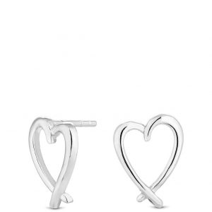 buy simply silver open crossover heart stud earring 5f329d267c629