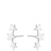 buy simply silver polished three star climber earrings 5f2961e74de4a
