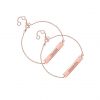 buy simply silver rose gold plated sterling silver personalised engravable bar bracelet 5f2adfa970d8d