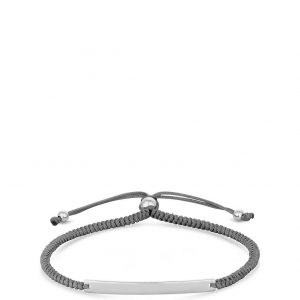 buy simply silver sterling silver personalised engravable bar adjustable grey toggle bracelet 5f298c6178d1f