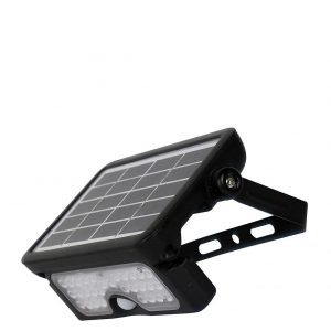 buy solar guardian pir floodlight black ip65 5w 550lm 4000k 5f33821e43a1c