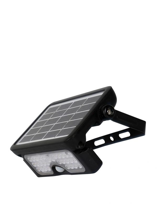 buy solar guardian pir floodlight black ip65 5w 550lm 4000k 5f33821e43a1c