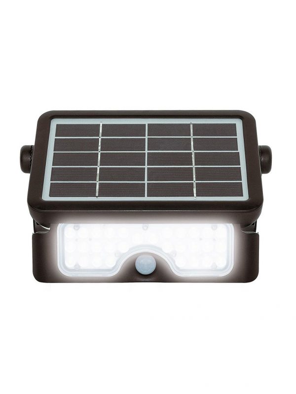 buy solar guardian pir floodlight black ip65 5w 550lm 4000k 5f33822060ef3