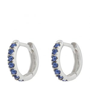 buy st huggie hoop earrings blue 5f3ab24eb3d89