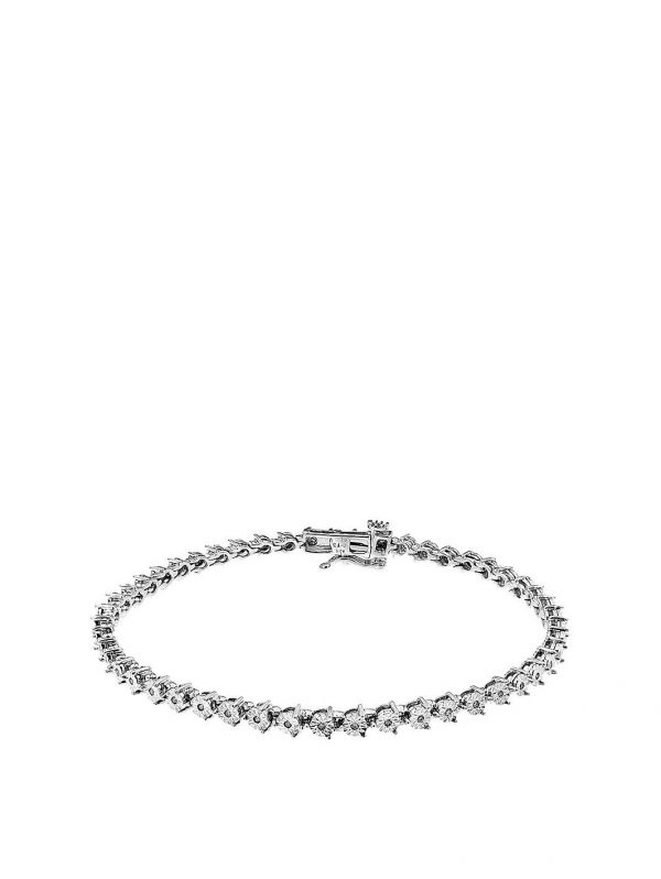 buy sterling silver 15 points white diamond tennis bracelet 5f2d55d67b1ec