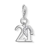 buy sterling silver charm club lucky number 21 charm 5f44b0d0e8372