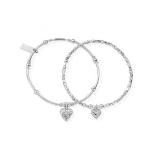 buy sterling silver compassion set of 2 bracelets 5f329c202d56b