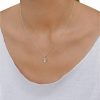 buy sterling silver cubic zirconia angel pendant necklace 5f290dc318e32