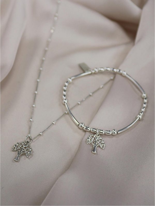 buy sterling silver exclusive tree of wisdom necklace and bracelet set 5f380e2881d8d
