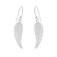 buy sterling silver simple angel wing drop earrings 5f26c0882cfa9