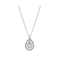 buy swarovski clear halo pear cut pendant 5f290de9716ec