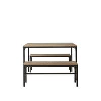 buy telford dining table with 2 benches 5f3a0bba53d40