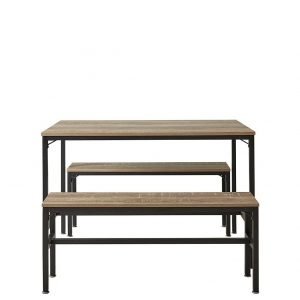 buy telford dining table with 2 benches 5f3a0bc03e36a