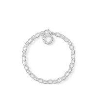 buy thomas sabo charm club classic silver carrier bracelet 5f3540061bf8f