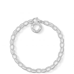 buy thomas sabo charm club classic silver carrier bracelet 5f35400a0583c