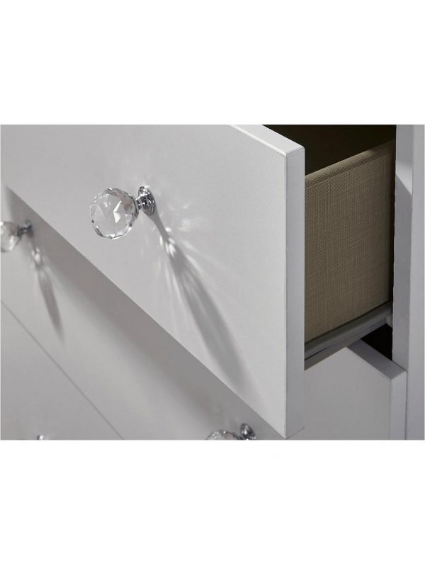 buy verve part assembled 4 piece package 4 door mirrored wardrobe 5 drawer chest and 2 bedside chests 5f375fa8da27e