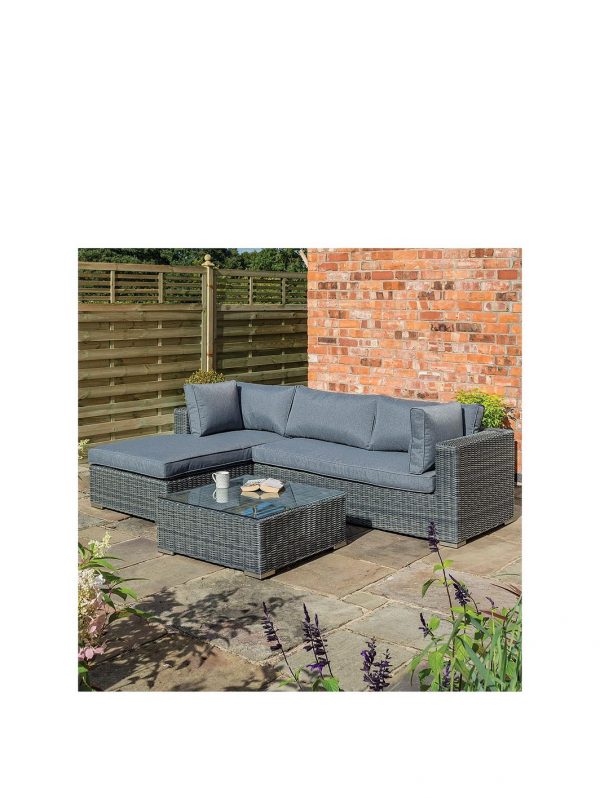 buy vienna lounger set grey weave 5f3783e8d5345