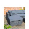 buy vienna lounger set grey weave 5f3783eab507c