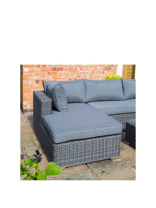 buy vienna lounger set grey weave 5f3783eab507c