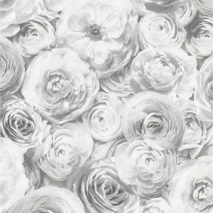 buy wild rose silver wallpaper 5f2e40f1335cd