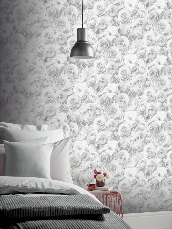 buy wild rose silver wallpaper 5f2e40f25da88