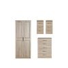 buy winchester ready assembled 4 piece package 2 door wardrobe 5 drawer chest and 2 bedside chests 5f2cd4e6648c8