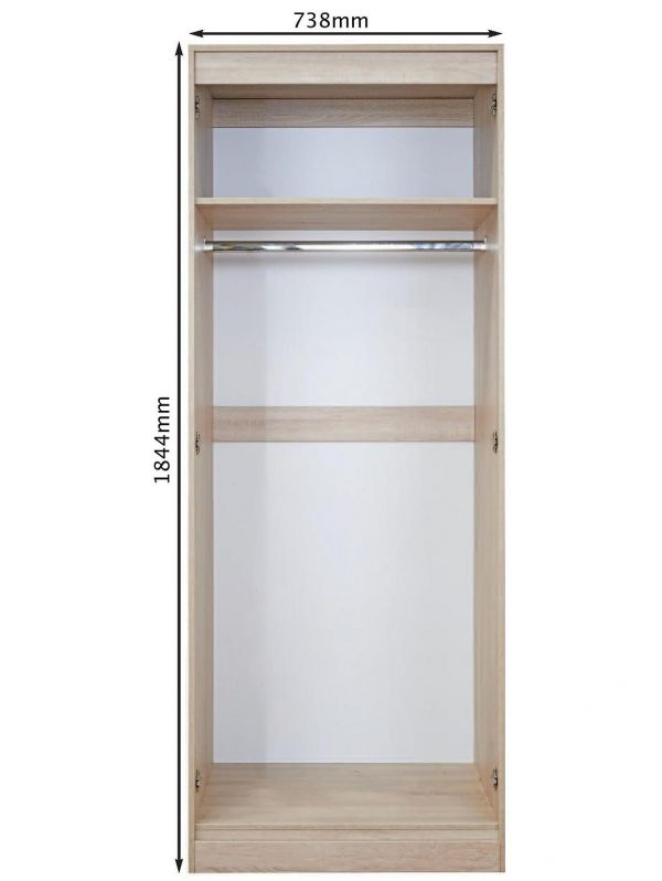 buy winchester ready assembled 4 piece package 2 door wardrobe 5 drawer chest and 2 bedside chests 5f2cd4f056940
