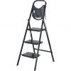 selling 3 tread black stepstool with tool tray 5f250c383c2ee
