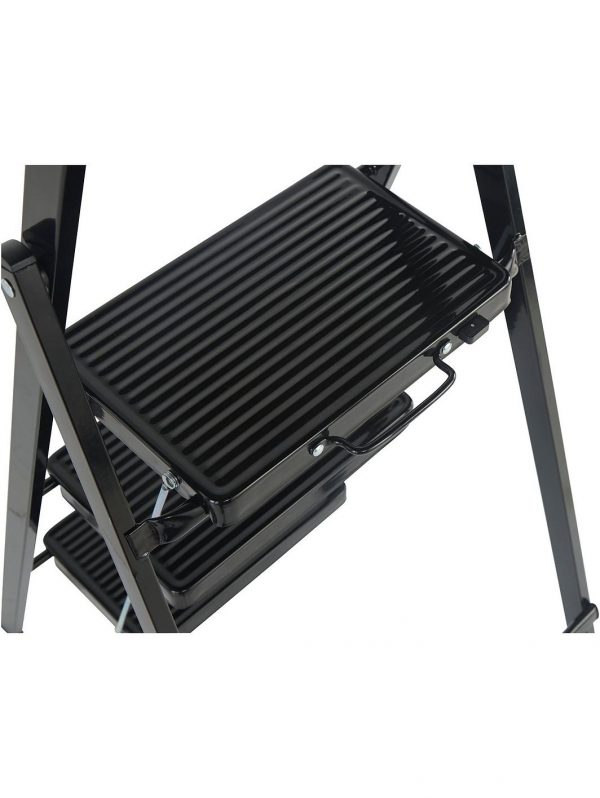 selling 3 tread black stepstool with tool tray 5f250c38f3720