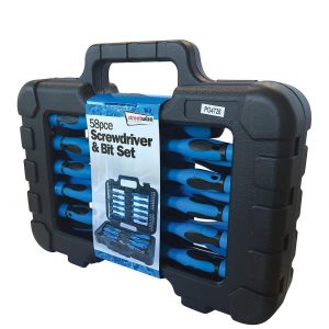 selling 58 pce screwdriver and bit set in case 5f474eb9d31b6
