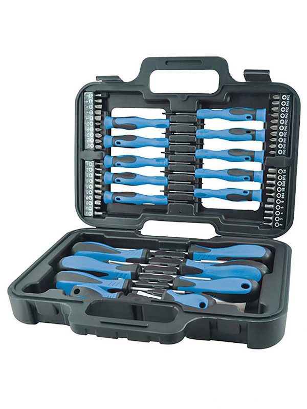 selling 58 pce screwdriver and bit set in case 5f474eba94f3d