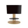 selling chepstow combi 930 tv unit oak black glass fits up to 65 inch tv 5f27e87d30122