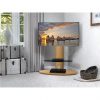 selling chepstow combi 930 tv unit oak black glass fits up to 65 inch tv 5f27e88ad72c7