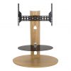 selling chepstow combi 930 tv unit oak black glass fits up to 65 inch tv 5f27e8905987f