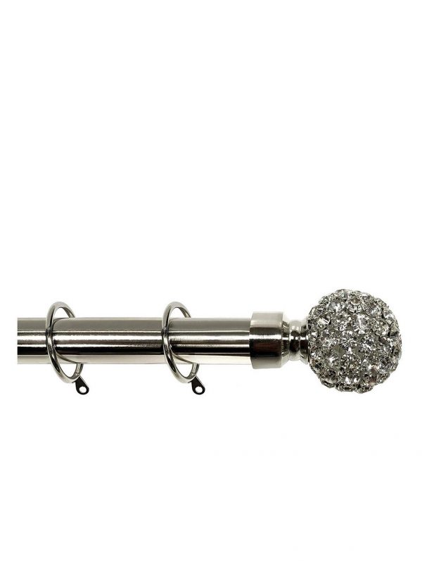 selling diamante finial extendable curtain pole 5f2d179010651