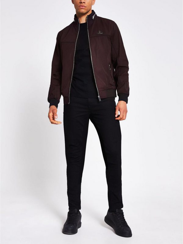 selling dyer bomber jacket burgundy 5f27c8cadba70