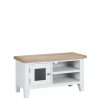selling harrow ready assembled tv unit fits up to 45 inch tv white oak 5f4a2faaae73e