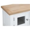 selling harrow ready assembled tv unit fits up to 45 inch tv white oak 5f4a2fb457104