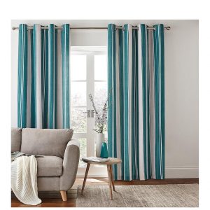 selling herringbone stripe lined eyelet curtains 5f25375e67876
